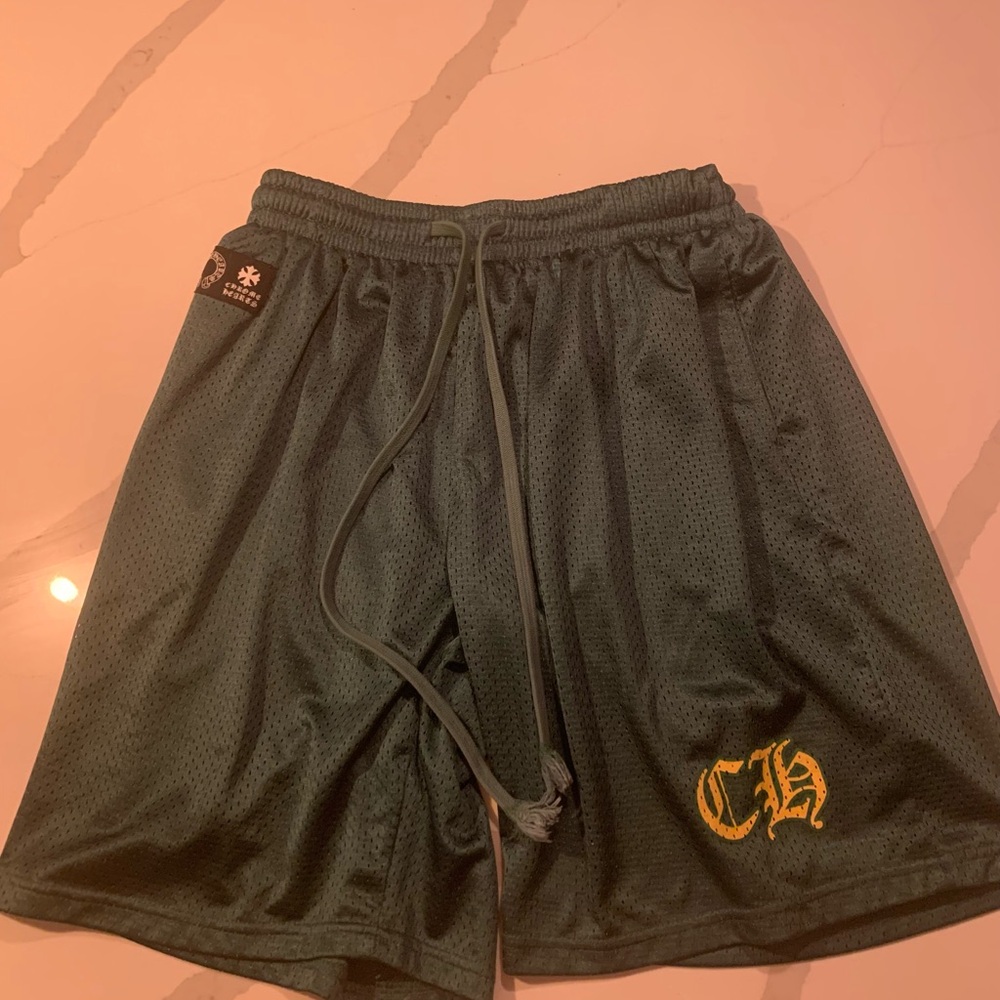 Chrome Hearts Sport Mesh Varisty Shorts Green